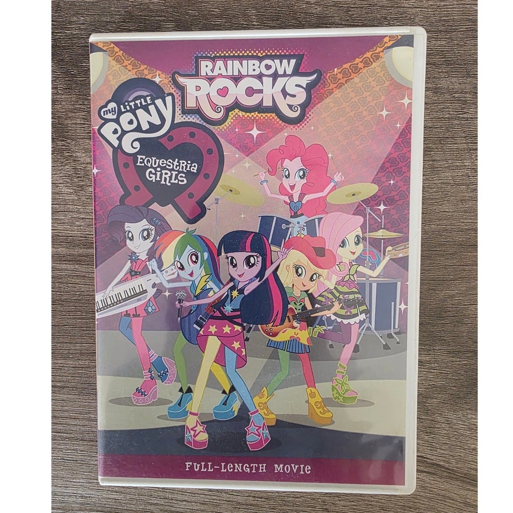 My Little Pony Equestria Girls Rainbow Rocks DVD 2014 Animated Musical Movie